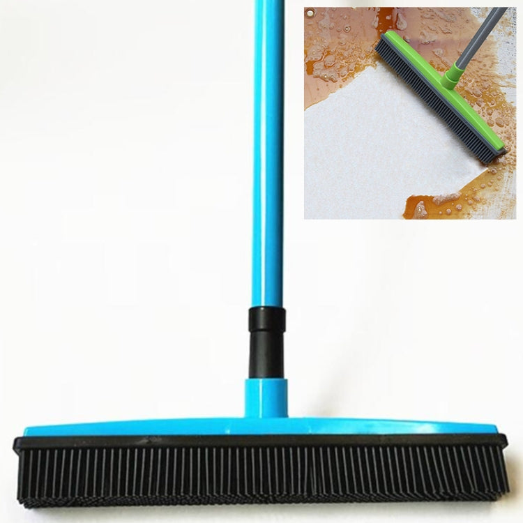 2 uds., escoba para quitar el pelo de alfombras para mascotas, raspado, fregona para lavar a mano sin polvo, cepillo de suelo de goma, Blue, Green, Red, Yellow, Grass Green
