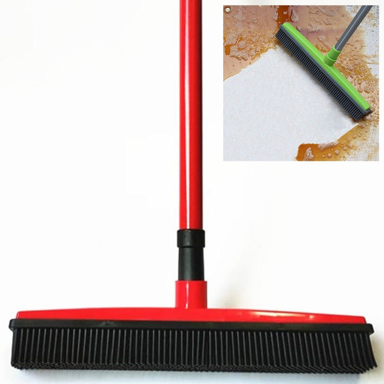 2 uds., escoba para quitar el pelo de alfombras para mascotas, raspado, fregona para lavar a mano sin polvo, cepillo de suelo de goma, Blue, Green, Red, Yellow, Grass Green