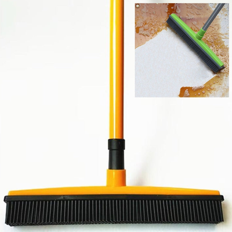 2 uds., escoba para quitar el pelo de alfombras para mascotas, raspado, fregona para lavar a mano sin polvo, cepillo de suelo de goma, Blue, Green, Red, Yellow, Grass Green