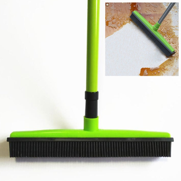 2 uds., escoba para quitar el pelo de alfombras para mascotas, raspado, fregona para lavar a mano sin polvo, cepillo de suelo de goma, Blue, Green, Red, Yellow, Grass Green