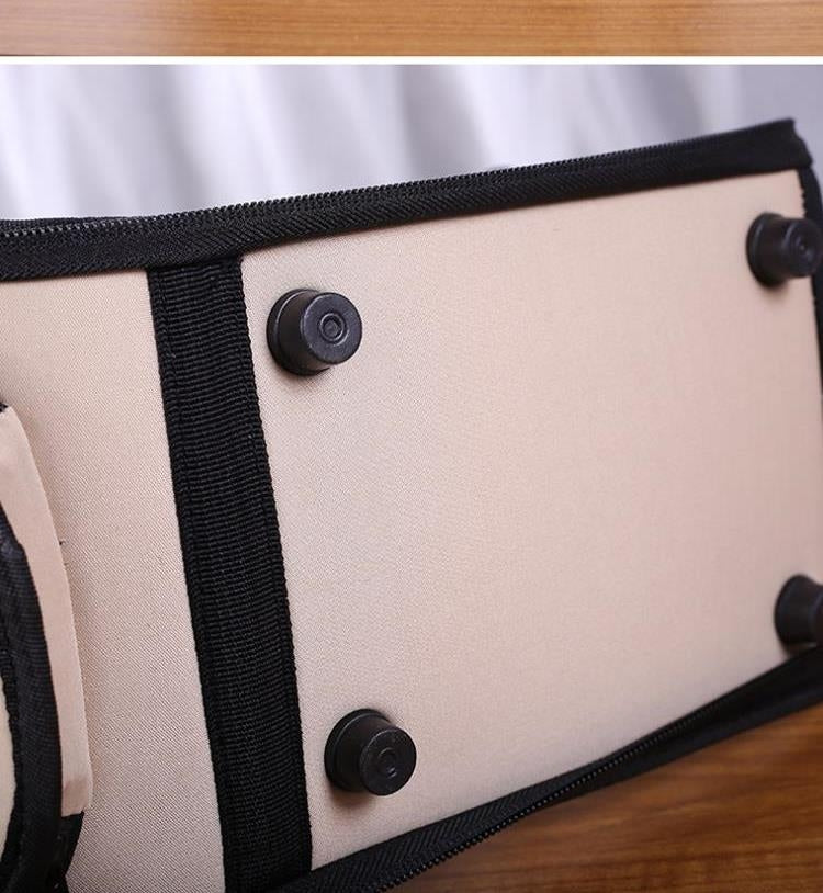 Bolso portátil para gatos, bolsa de viaje plegable, bolsa de transporte para cachorros, bolsas de hombro de malla para mascotas, 36x22x20cm