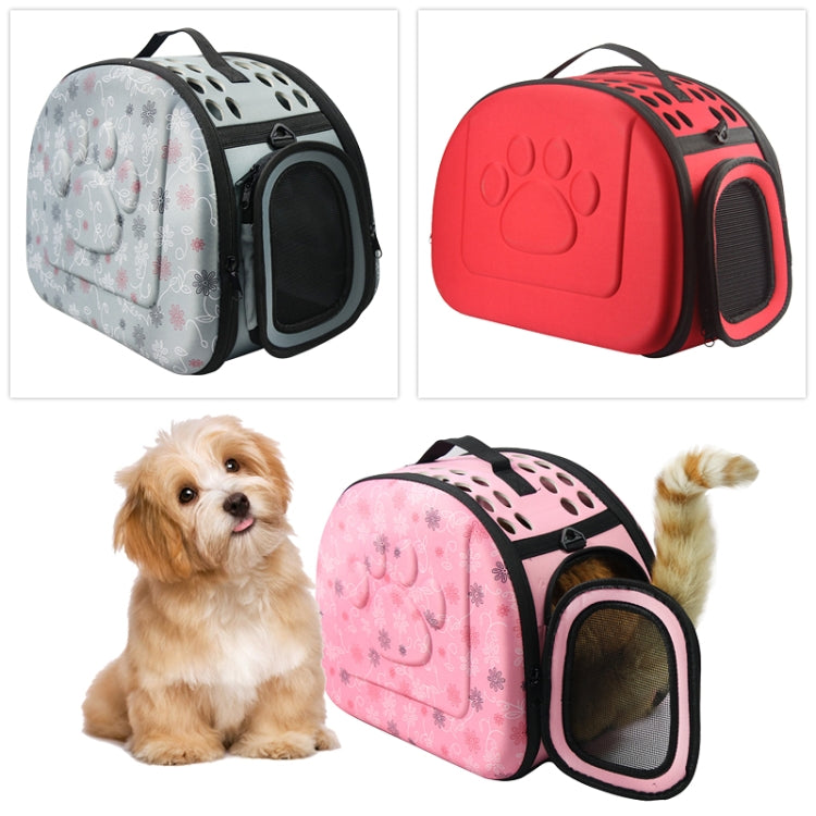 Bolso portátil para gatos, bolsa de viaje plegable, bolsa de transporte para cachorros, bolsas de hombro de malla para mascotas, 36x22x20cm