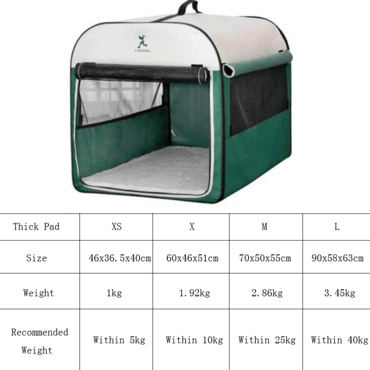 Tienda para mascotas Hoopet, tela compuesta, nido para mascotas en general para interiores y exteriores para las cuatro estaciones, M, L