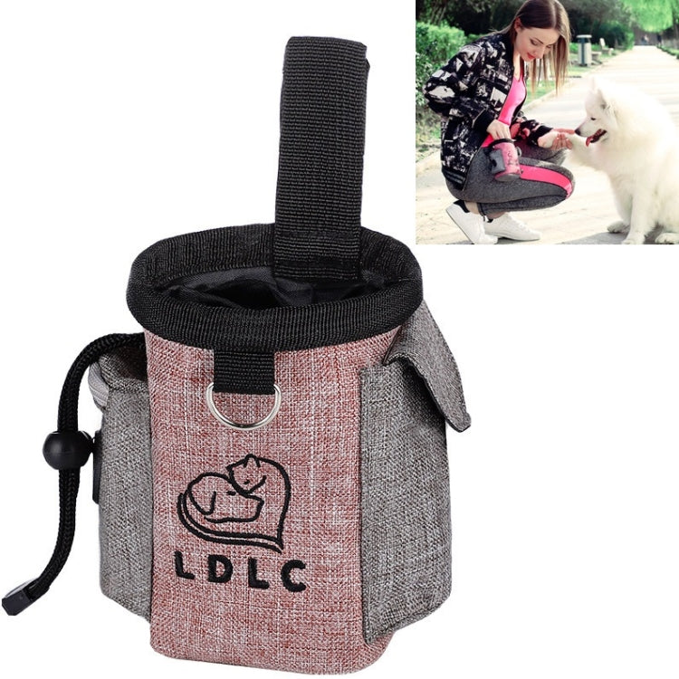 Bolsa de cintura para entrenamiento de mascotas, bolsa multifuncional para aperitivos al aire libre, suministros para mascotas