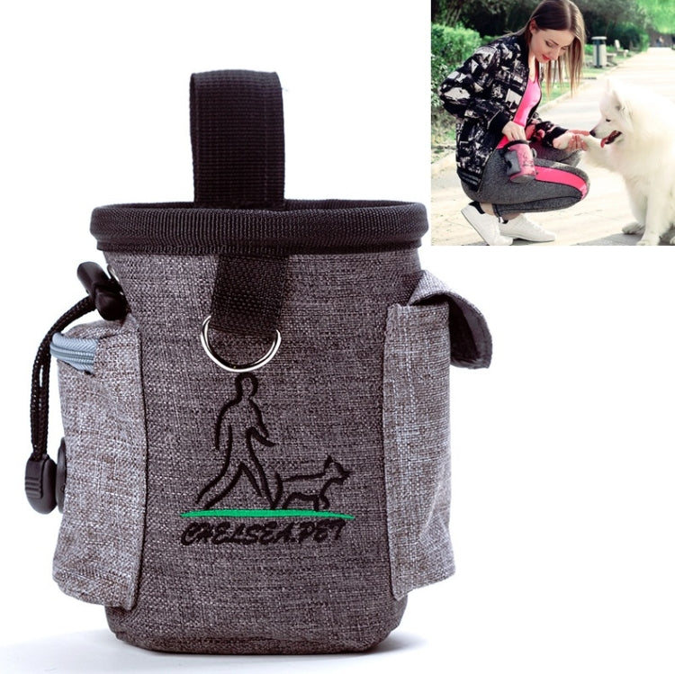 Bolsa de cintura para entrenamiento de mascotas, bolsa multifuncional para aperitivos al aire libre, suministros para mascotas