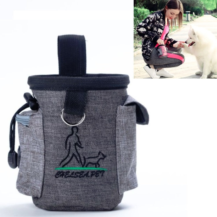 Bolsa de cintura para entrenamiento de mascotas, bolsa multifuncional para aperitivos al aire libre, suministros para mascotas