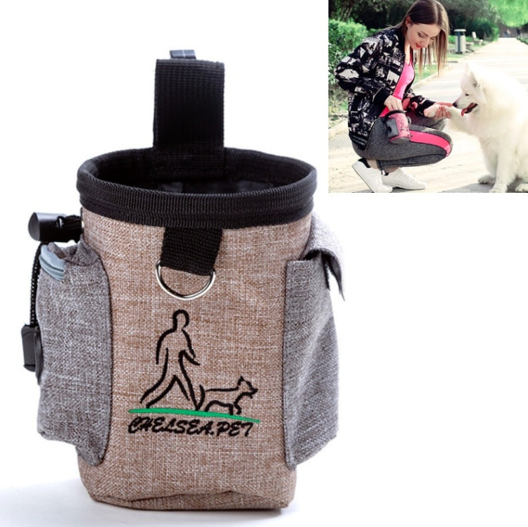 Bolsa de cintura para entrenamiento de mascotas, bolsa multifuncional para aperitivos al aire libre, suministros para mascotas