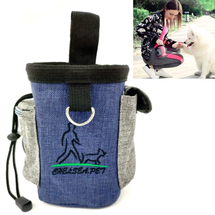 Bolsa de cintura para entrenamiento de mascotas, bolsa multifuncional para aperitivos al aire libre, suministros para mascotas