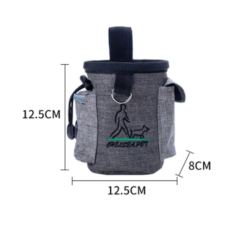 Bolsa de cintura para entrenamiento de mascotas, bolsa multifuncional para aperitivos al aire libre, suministros para mascotas