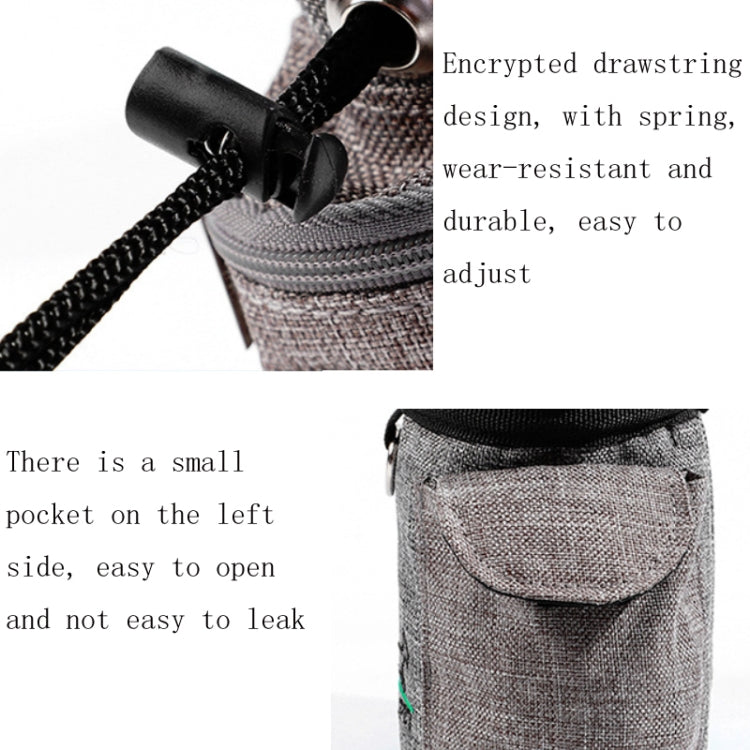 Bolsa de cintura para entrenamiento de mascotas, bolsa multifuncional para aperitivos al aire libre, suministros para mascotas