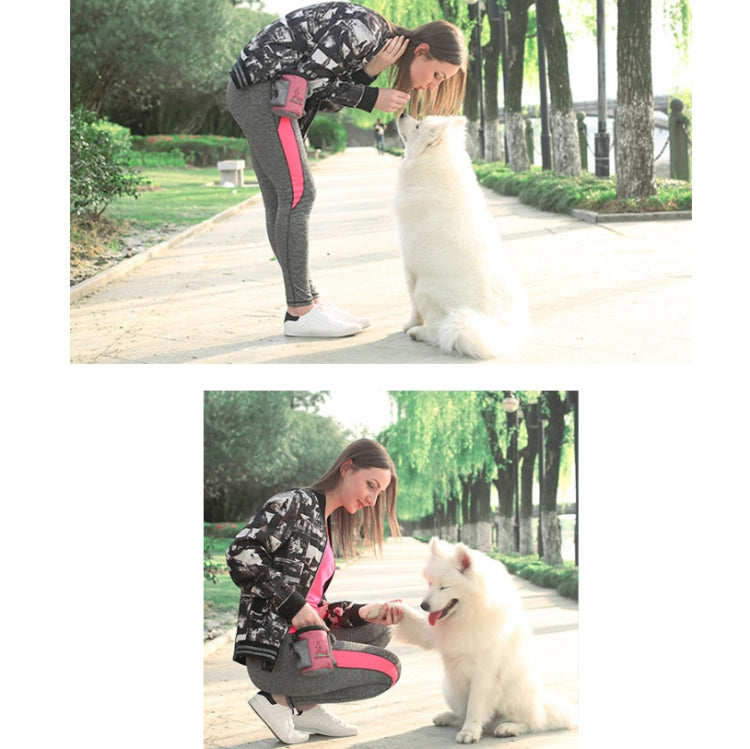 Bolsa de cintura para entrenamiento de mascotas, bolsa multifuncional para aperitivos al aire libre, suministros para mascotas