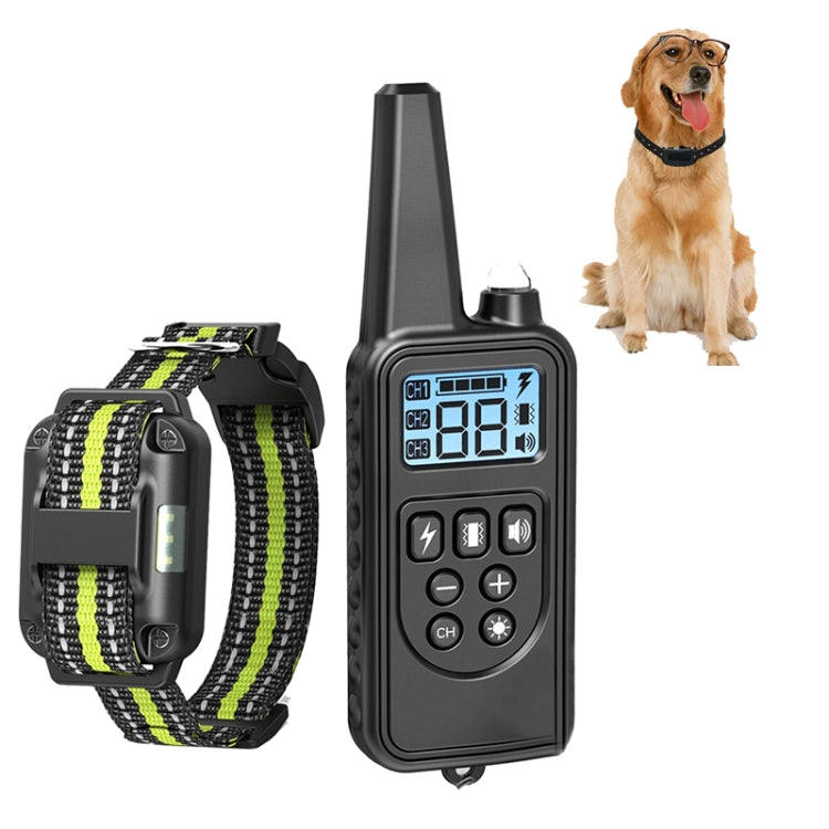 Tapón de corteza, suministros para mascotas, Collar, Collar de Control remoto, dispositivo de entrenamiento para perros, 880-1 Black, 880-1 Green, 880-2, 880-3