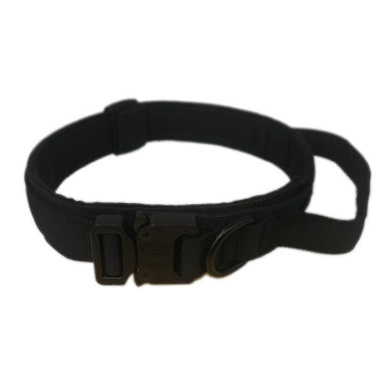 Collar para mascotas con cuello de tracción para perros grandes y medianos engrosados de nailon
