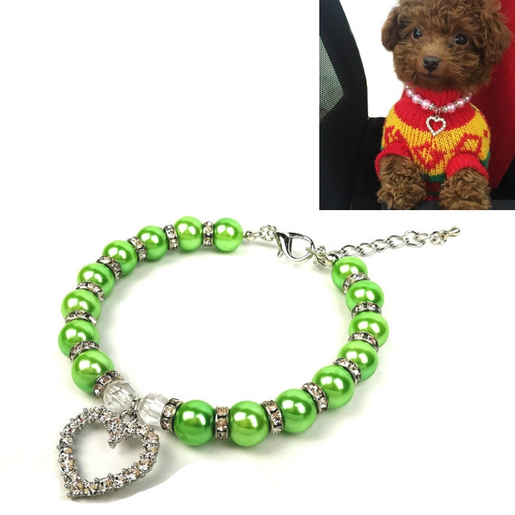 5 uds. Suministros para mascotas, collar de perlas, collares para mascotas, accesorios para perros y gatos