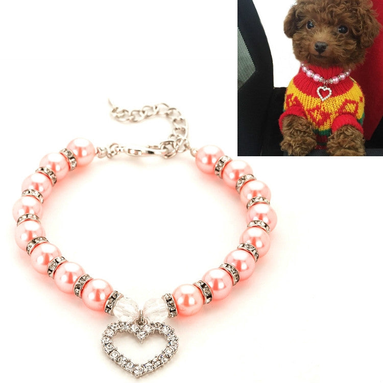 5 uds. Suministros para mascotas, collar de perlas, collares para mascotas, accesorios para perros y gatos