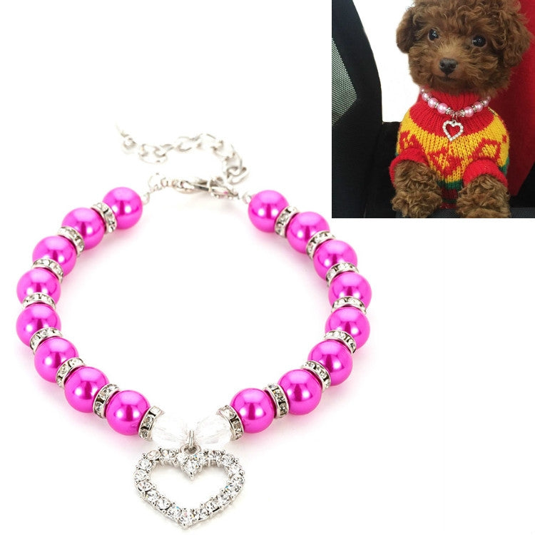 5 uds. Suministros para mascotas, collar de perlas, collares para mascotas, accesorios para perros y gatos