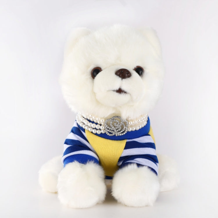 Suministros de decoración para mascotas con flores rosas y diamantes con puntos de perlas, 3 uds., S, M, L