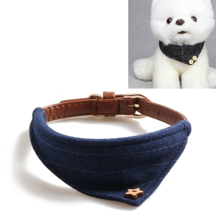 2 collares para perros, collares triangulares de PU para mascotas, 1.3x34cm, 1.3x42cm, 1.5x47cm