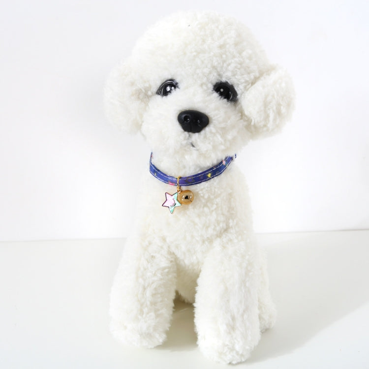 4 Uds ajustable gato perro conejo hebilla de seguridad Collar accesorios para mascotas, S 17-32cm Moon, S 17-32cm Star