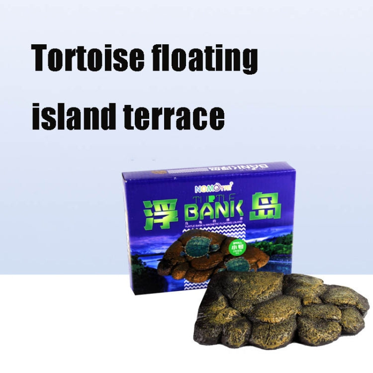 Plataforma para tomar el sol con isla flotante magnética para tortugas pequeñas, Small