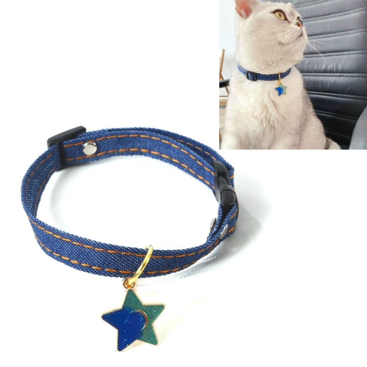 Collar para perro, gato, vaquero, mascota, 6 uds., con campana, accesorios para mascotas, S 16-32cm Small Ball, S 16-32cm Five-pointed Star, S 16-32cm Cat