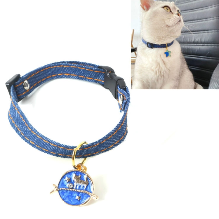 Collar para perro, gato, vaquero, mascota, 6 uds., con campana, accesorios para mascotas, S 16-32cm Small Ball, S 16-32cm Five-pointed Star, S 16-32cm Cat