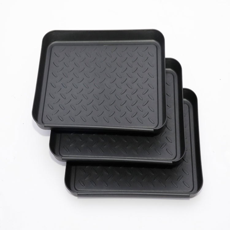 Bandeja multifunción de plástico de 3 piezas Bandeja para zapatos Bandeja de alimentación para mascotas, Pet Feeding Tray