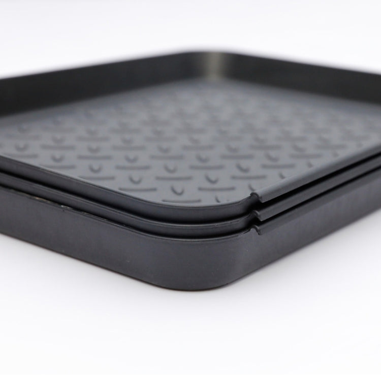Bandeja multifunción de plástico de 3 piezas Bandeja para zapatos Bandeja de alimentación para mascotas, Pet Feeding Tray