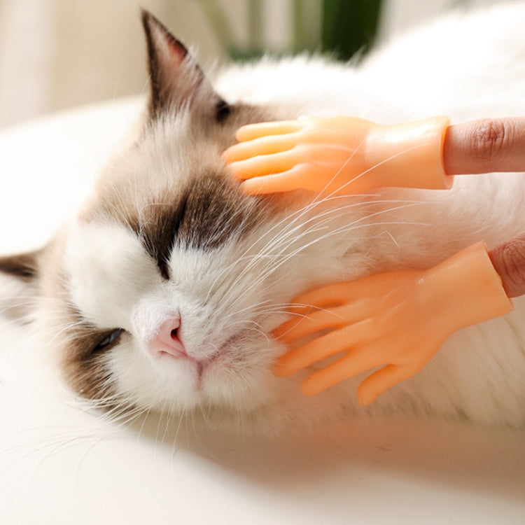 3 uds. Cunas de masaje para mascotas y guantes para gatos, Massage Finger