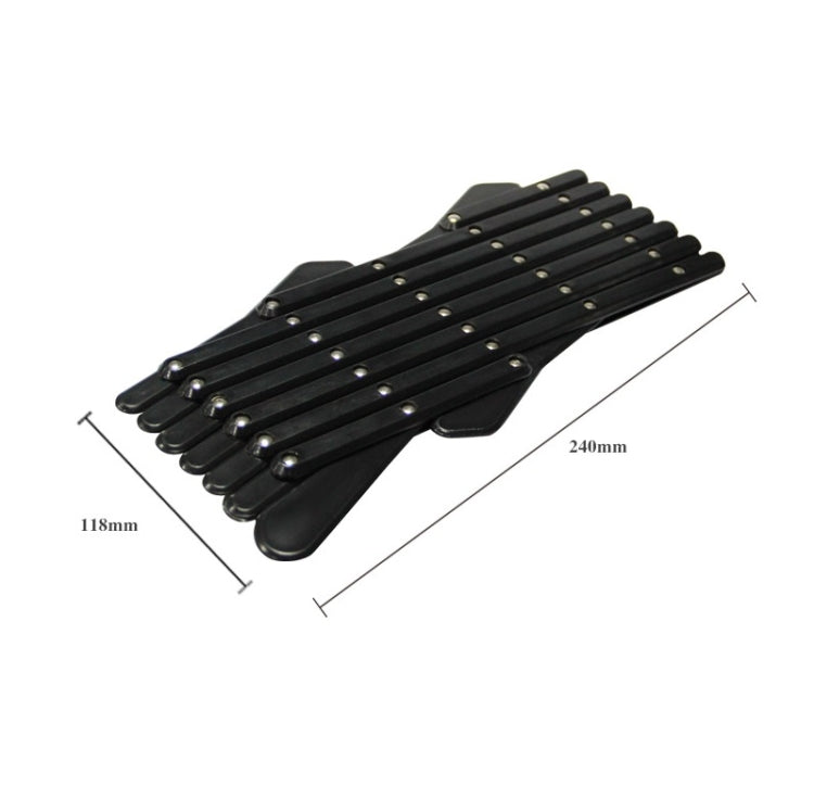 Valla protectora para ventana de coche para mascotas, valla protectora retráctil para coche, 24x11.8x1.2cm, 24x17.7x1.2cm