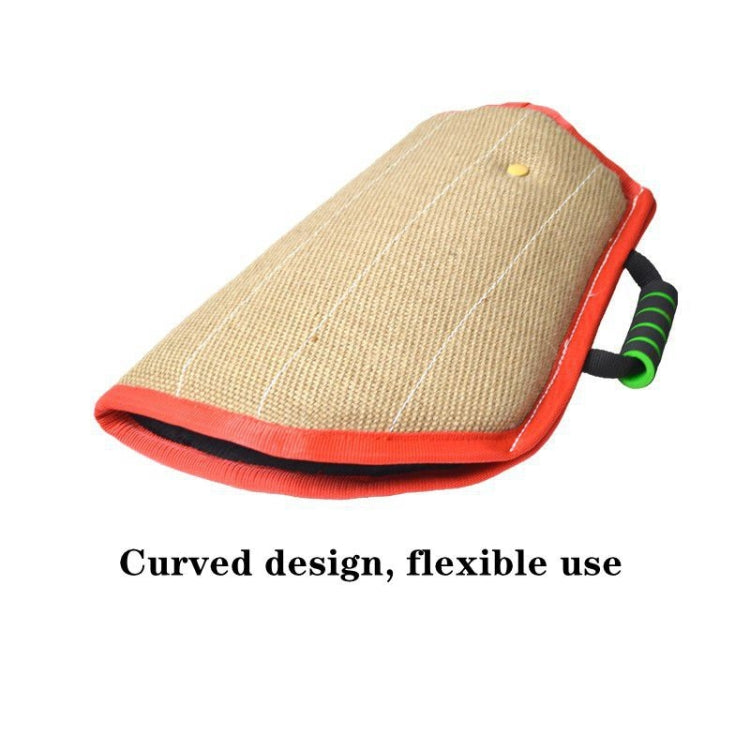 Protector de manga abierta para mordedura de perro de entrenamiento de yute de sarga roja Productos para mascotas, Red Twill Jute