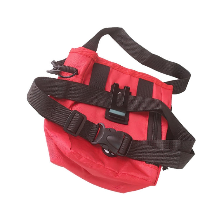 Bolsa de entrenamiento para mascotas, bolsa de aperitivos, riñonera para exteriores, bolsa multifuncional plegable dos en uno portátil