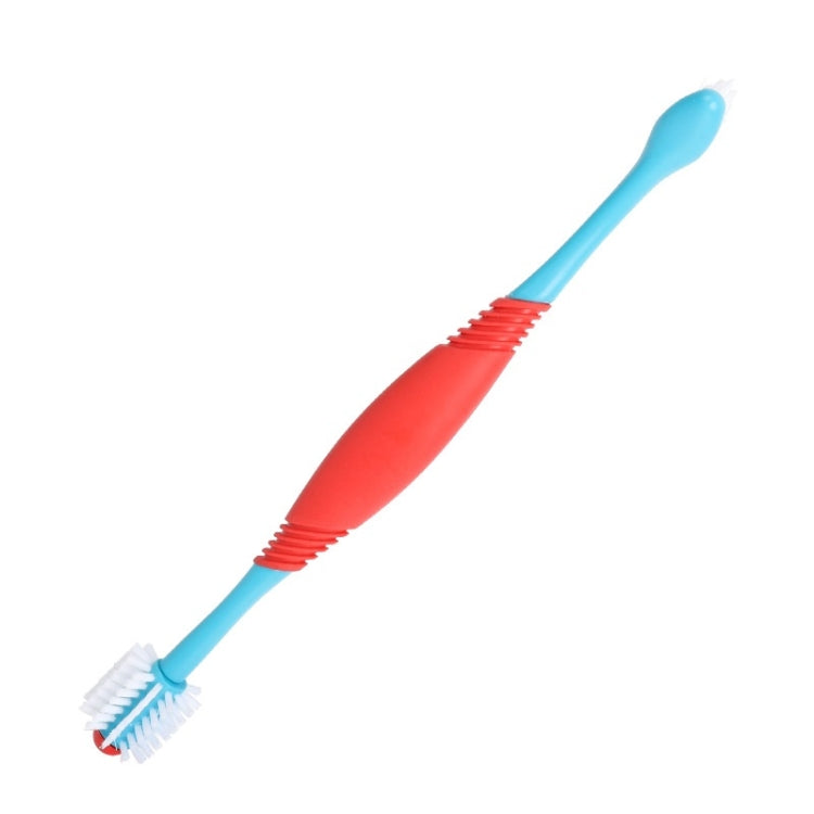 10 cepillos de dientes de doble cabeza para mascotas, productos de limpieza bucal para mascotas, Double-Head Toothbrush