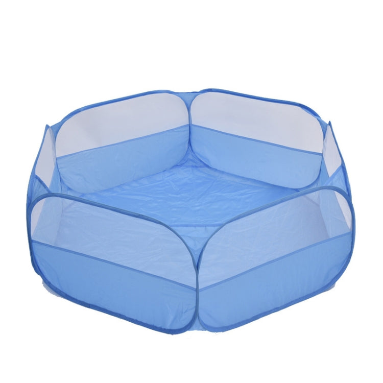 Valla para mascotas pequeña doblada Juego de entrenamiento al aire libre Tienda de animales pequeños para gatear, Especificación:, With Cover and Side Cloth (Black), With Cover and Side Cloth (Blue), With Side Cloth (Black), With Side Cloth (Blue)