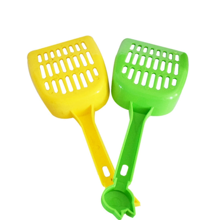 10 PCS 93817 Suministros de limpieza para mascotas Grid Cat Litter Scoop Color Entrega aleatoria, Cat Litter Scoop