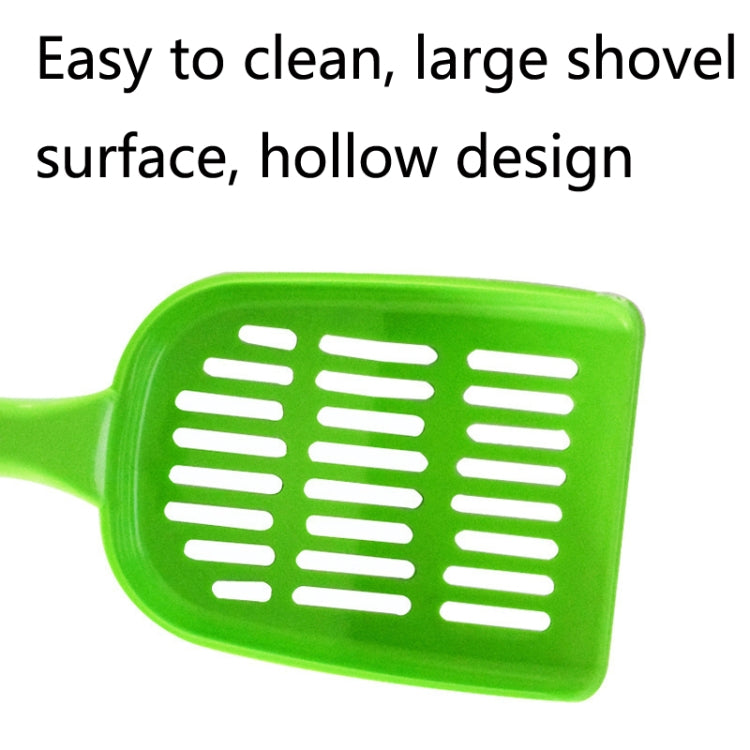 10 PCS 93817 Suministros de limpieza para mascotas Grid Cat Litter Scoop Color Entrega aleatoria, Cat Litter Scoop