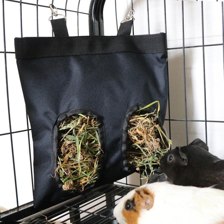 2 bolsas de almacenamiento de heno colgantes para hámster pequeño para mascotas., Small, Large