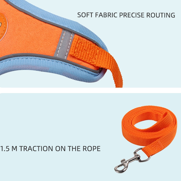 BL-867 Pet Chest Straps Reflective Dog Traction Rope, Tamaño:, S, M, L, XL
