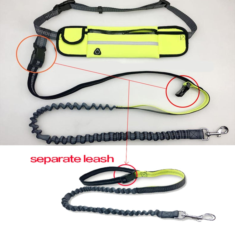 Riñonera portátil con cuerda de tracción para mascotas, Run Rope Green, Run Rope Orange, Run Rope Blue, Run Rope Black, Run Rope Navy