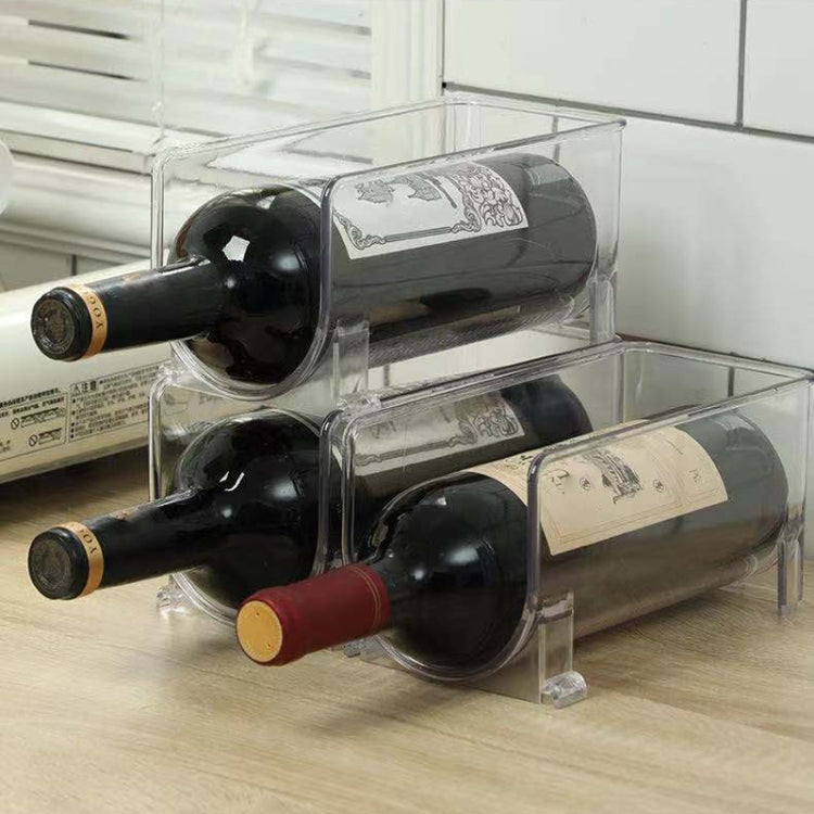 Caja de almacenamiento de bebidas de cerveza para refrigerador con soporte de vino tinto en capas de PET, TX506
