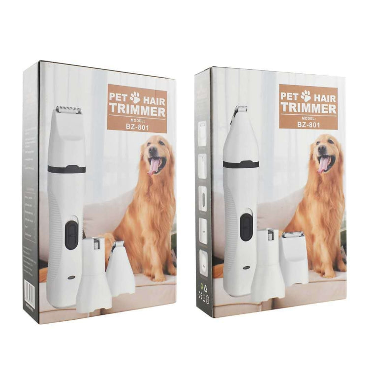Afeitadora eléctrica USB para mascotas, cortadora de pelo para perros, pulidora de uñas, Nail Polisher