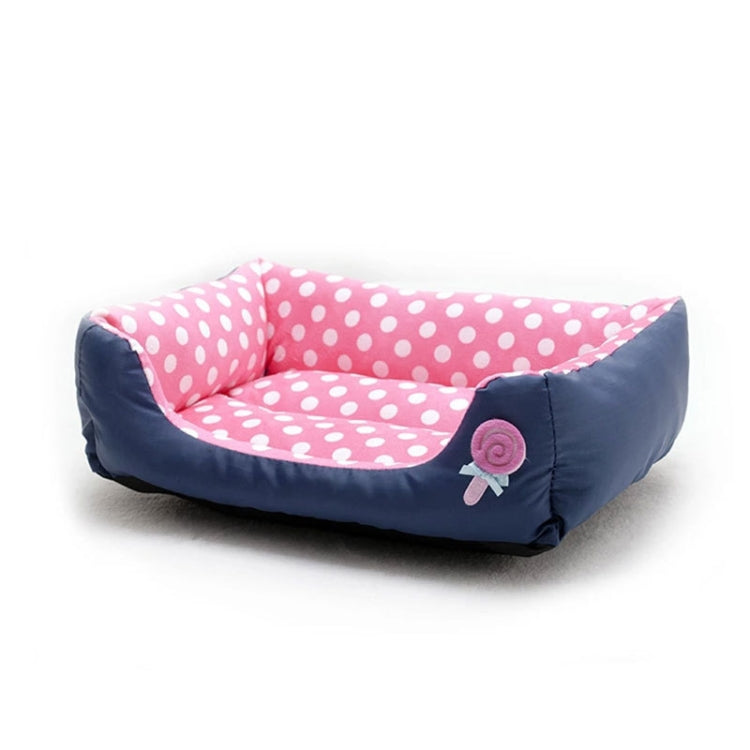 Cartoon Pet Kennel Cojín cuadrado para mascotas pequeñas y medianas, S, M, L