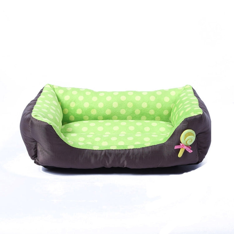 Cartoon Pet Kennel Cojín cuadrado para mascotas pequeñas y medianas, S, M, L