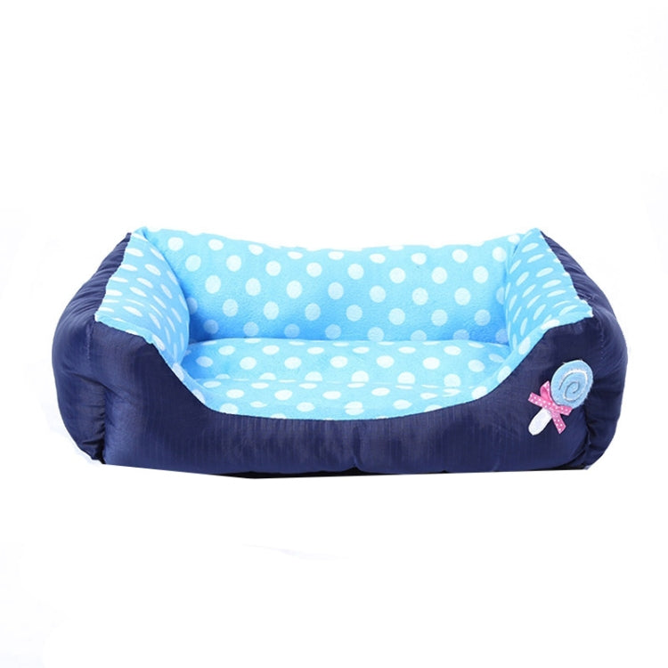 Cartoon Pet Kennel Cojín cuadrado para mascotas pequeñas y medianas, S, M, L