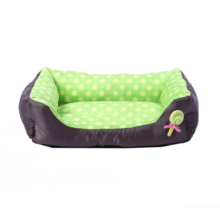 Cartoon Pet Kennel Cojín cuadrado para mascotas pequeñas y medianas, S, M, L