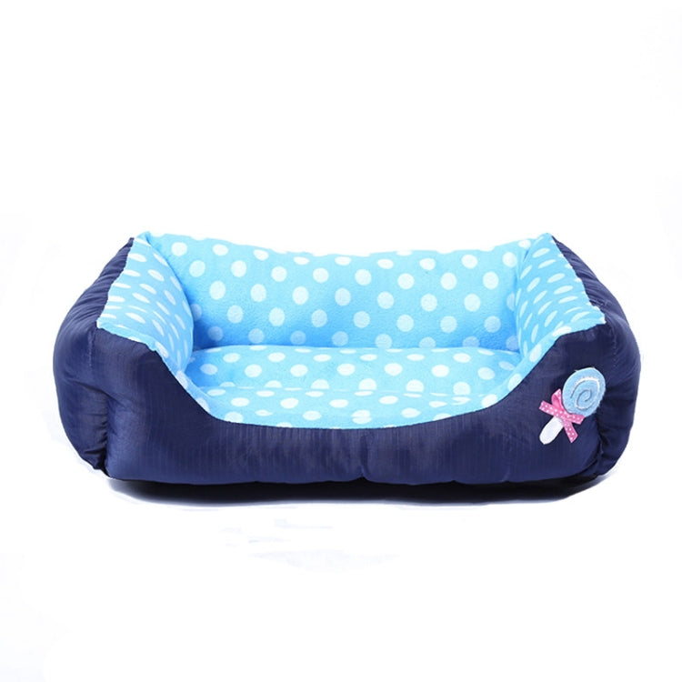 Cartoon Pet Kennel Cojín cuadrado para mascotas pequeñas y medianas, S, M, L