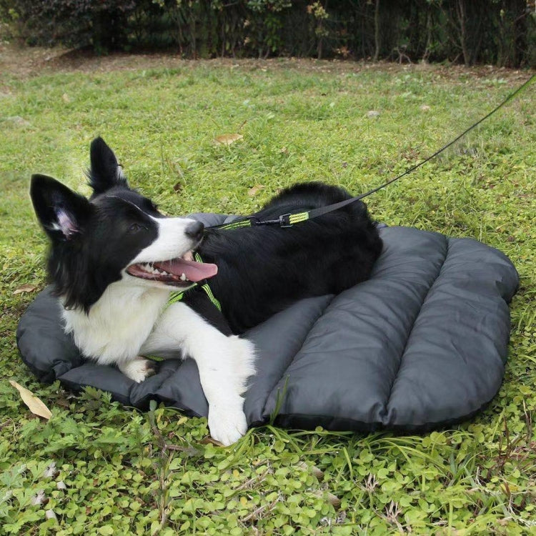 Cojín impermeable para mascotas al aire libre, para acampar, gatos y perros, tamaño:, 80x70cm Grey, 80x70cm Orange, Large 110x76cm