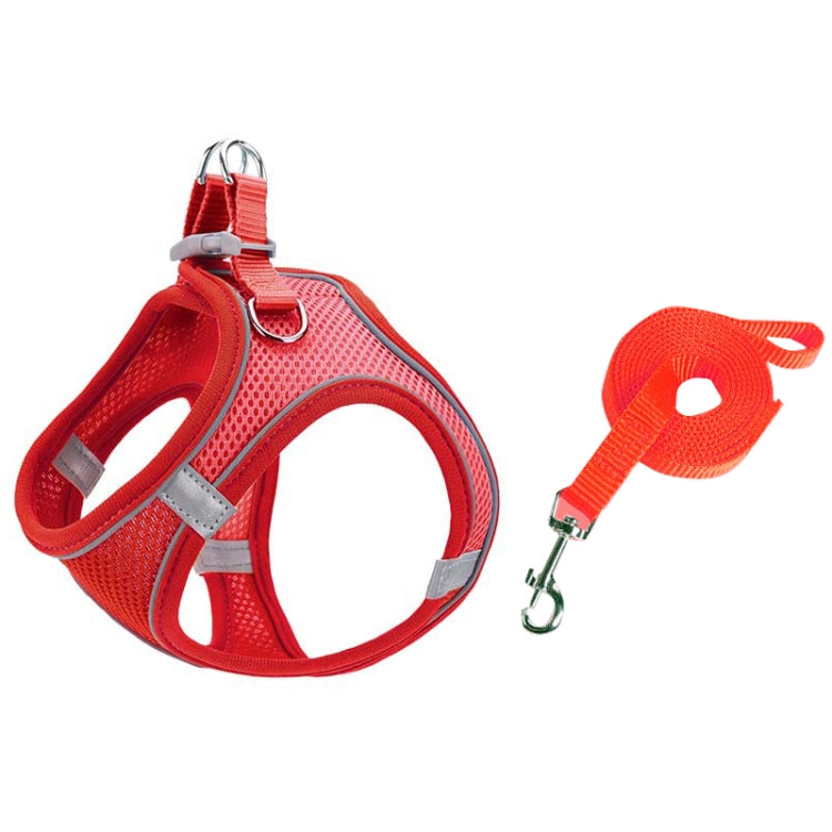 TM050 Correa para el pecho para mascotas Tipo de chaleco Cuerda de tracción reflectante transpirable, XXXS, XXS, XS, S, M, L