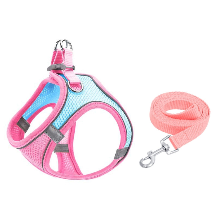 TM050 Correa para el pecho para mascotas Tipo de chaleco Cuerda de tracción reflectante transpirable, XXXS, XXS, XS, S, M, L