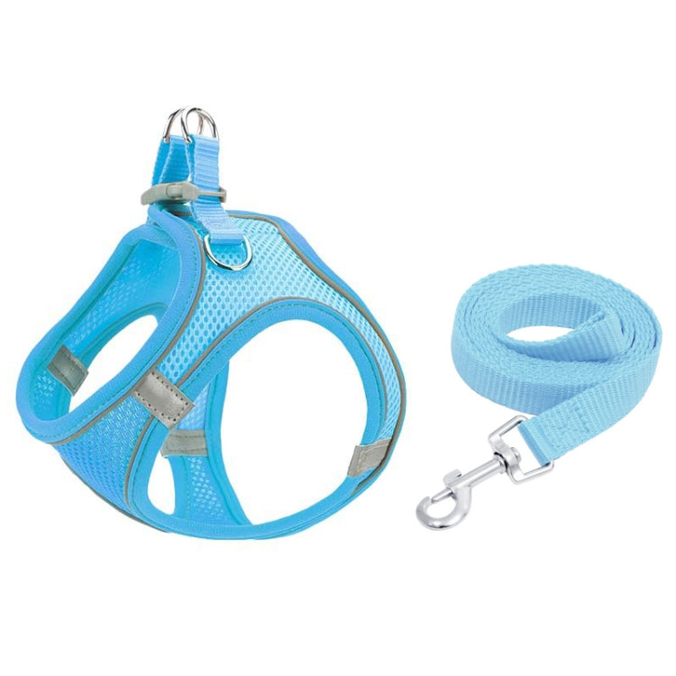 TM050 Correa para el pecho para mascotas Tipo de chaleco Cuerda de tracción reflectante transpirable, XXXS, XXS, XS, S, M, L